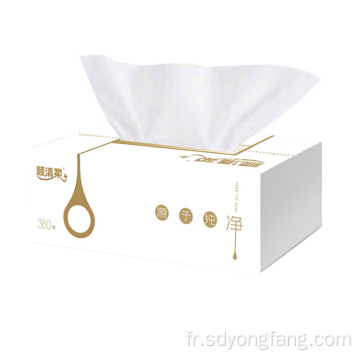 Paquet personnalisé de papier de soie hygiénique doux pour le visage